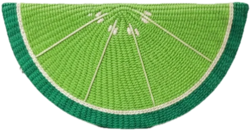 Clutch abanico Lima