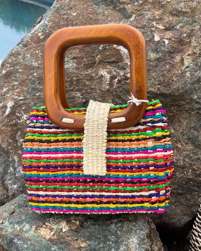 Cartera de paja toquilla Cholonga
