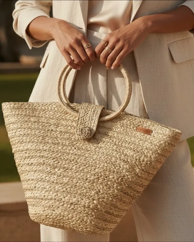 Cartera de paja toquilla Cholonga